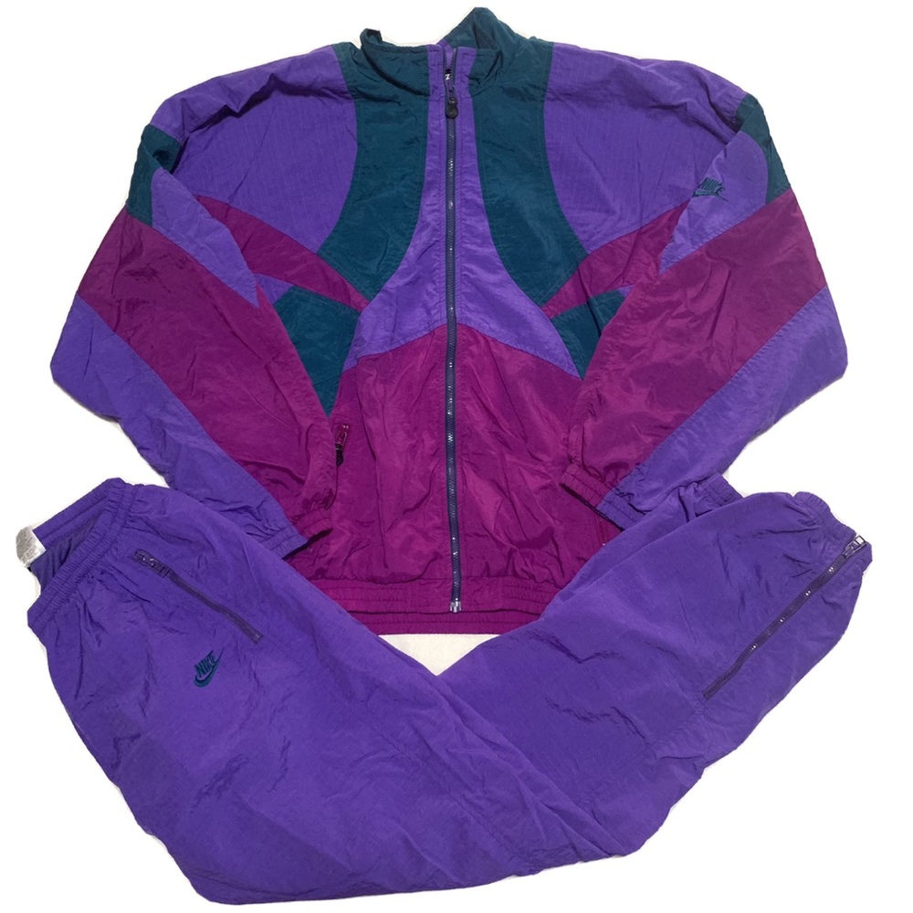 Nike | Vintage Track Suit Matching Set 90s Purple
